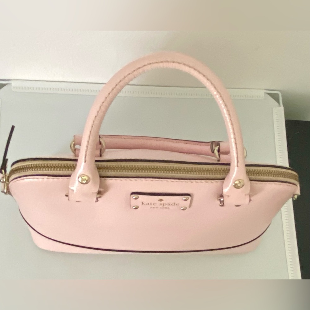Kate Spade Set New York Grove Street Neda Pink Satchel Bag and Wallet Zip around - Picture 9 of 16
